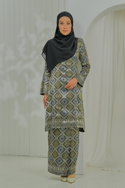 CLASSIC & CLASSY "SONGKET 2.0" SERIES - BLACK GOLD